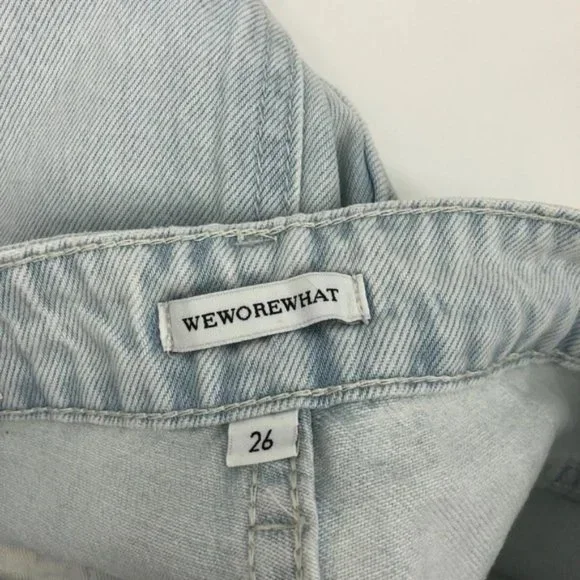 NWT WeWoreWhat The Icon High Waisted Light Wash Bootcut Jean - Picture 8 of 11